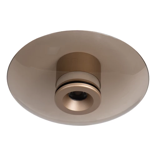 Lucide SANTIAGO - Flush ceiling light - Ø 23 cm - LED Dim. - CCT - 1x10W 2700K/4000K - Amber | Premium - turned off
